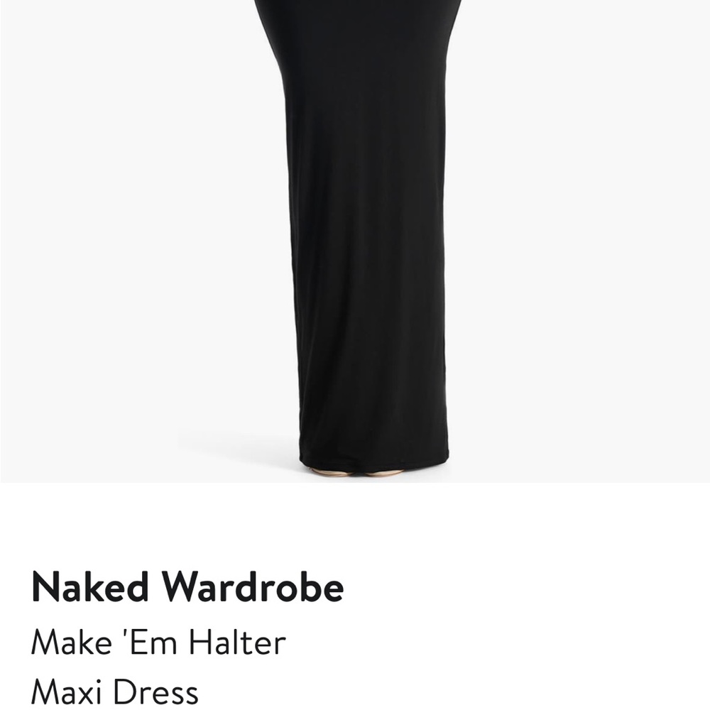 Naked Wardrobe Make Em’ halter maxi dress - Picture 5 of 5